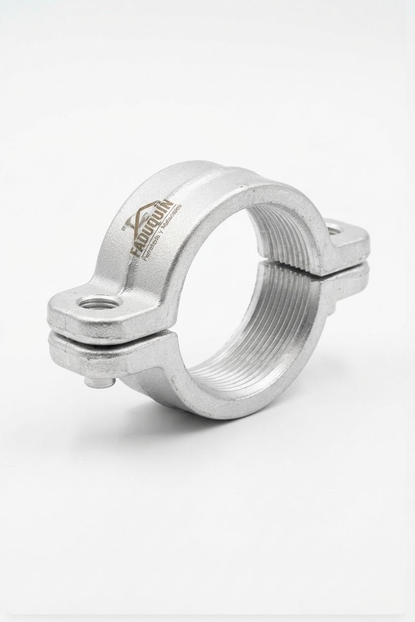 ABRAZADERA ALUMINIO PARA TUBO 1 1/2"